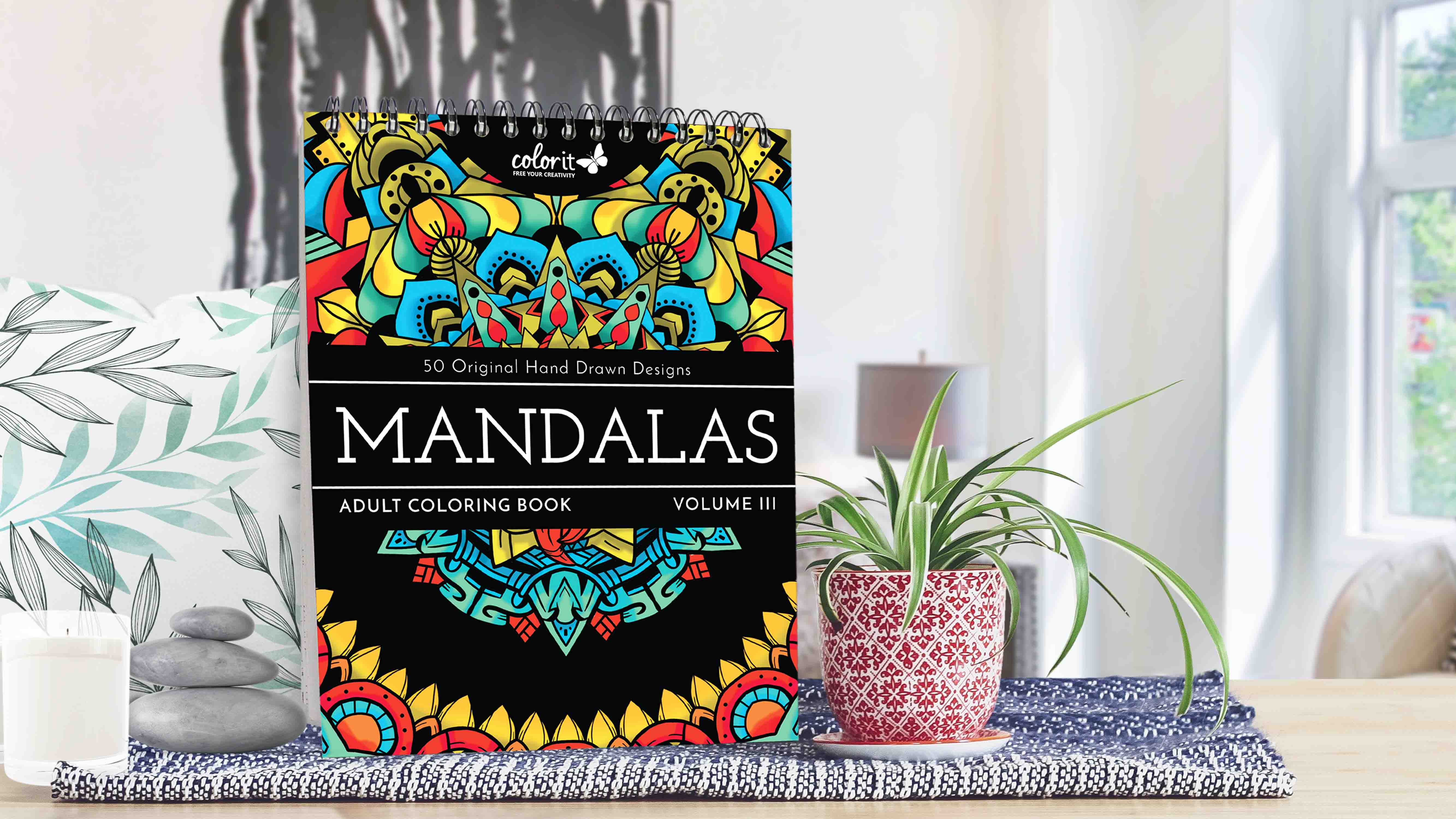 Amazon.com: ColorIt Mandalas Volume III Spiral Bound Adult