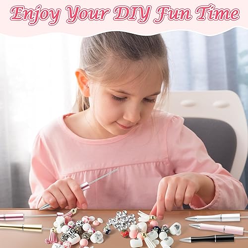 Miniatura 4 de W1cwey Juego de 162 bolígrafos de plástico con cuentas, taza de café, juego de 12 bolígrafos de plástico, para esposa, mamá, jefe, mamá, necesita,