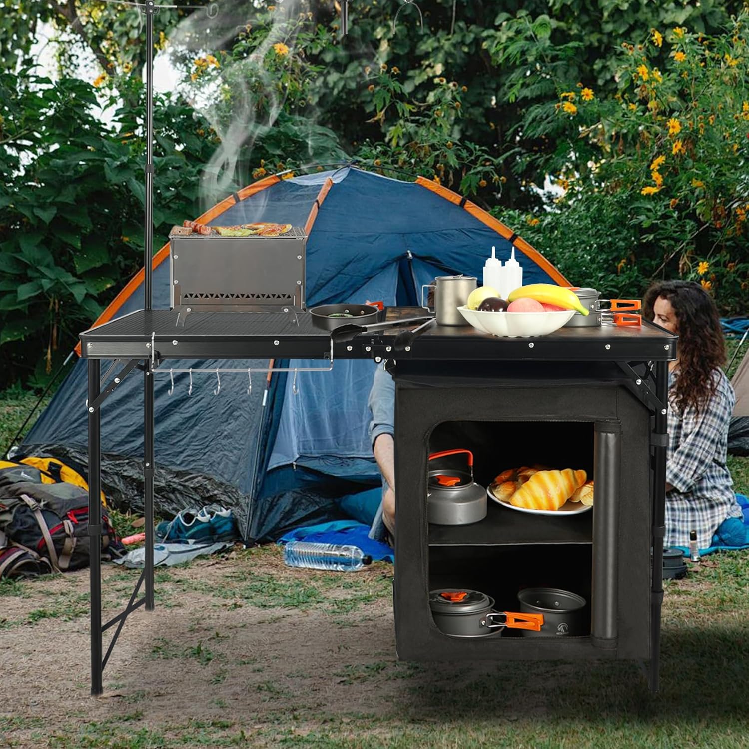 REDCAMP Portable Camping Kitchen Table with Side Kenya Ubuy