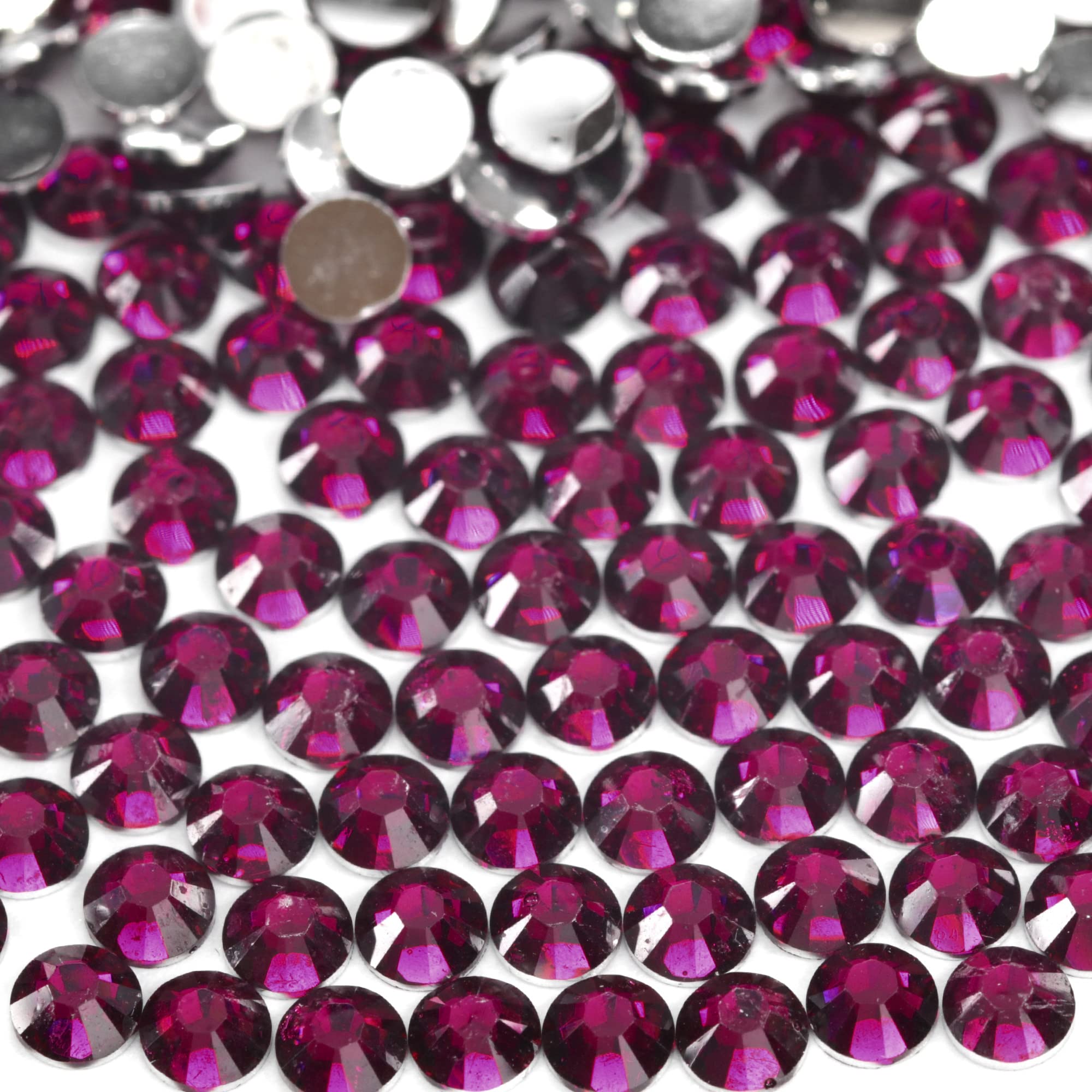 250pcs 6mm Flat Back Non-Stick Rhinestone Crystal Diamantes Nail Art & Craft Scrapbooking Embellishments 90 Available Colours (6mm, AB Clear #A13) — view 28