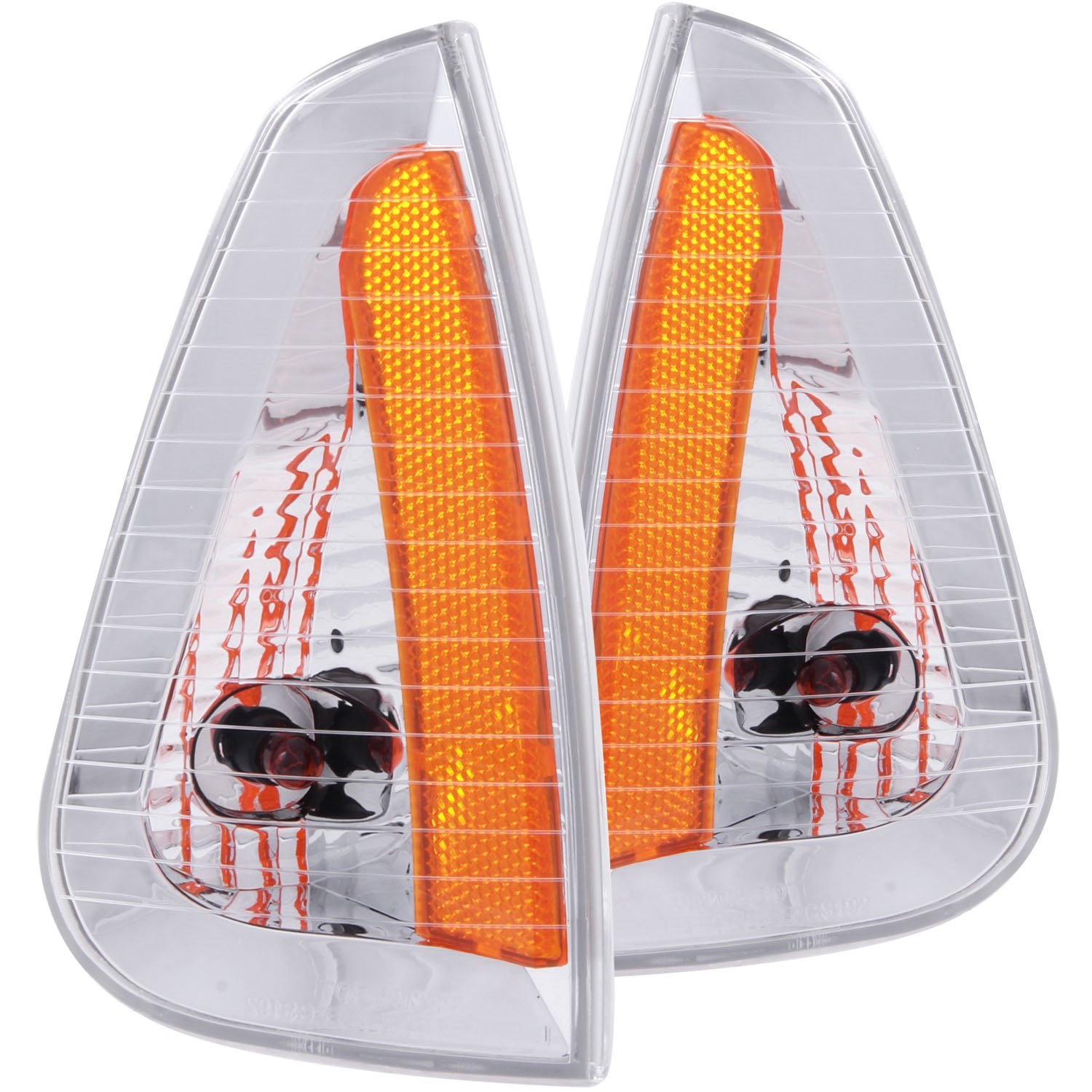 Anzo USA 521034 Dodge Charger Euro Amber Corner Light Assembly - (Sold in Pairs)