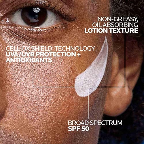 Miniatura 4 de La Roche Posay Anthelios - Protector solar UV Hydra SPF 50  Protector solar hidratante diario para cara con ácido hialurónico y vitamina E