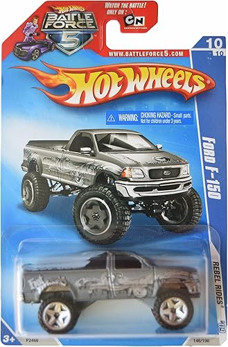 Hot Wheels Ford F 150, Rebel Rides 1010 Battle Force 5 Carta