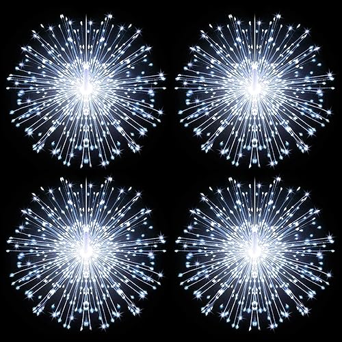 LetsFunny Guirnalda de luces de Navidad de hadas con alambre, 225 LED, 8 modos de iluminación, regulables, con control remoto, luces decorativas