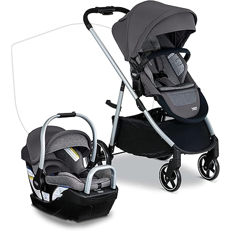 Britax Willow Grove SC Stroller and Car Seat Combo for Baby Boys