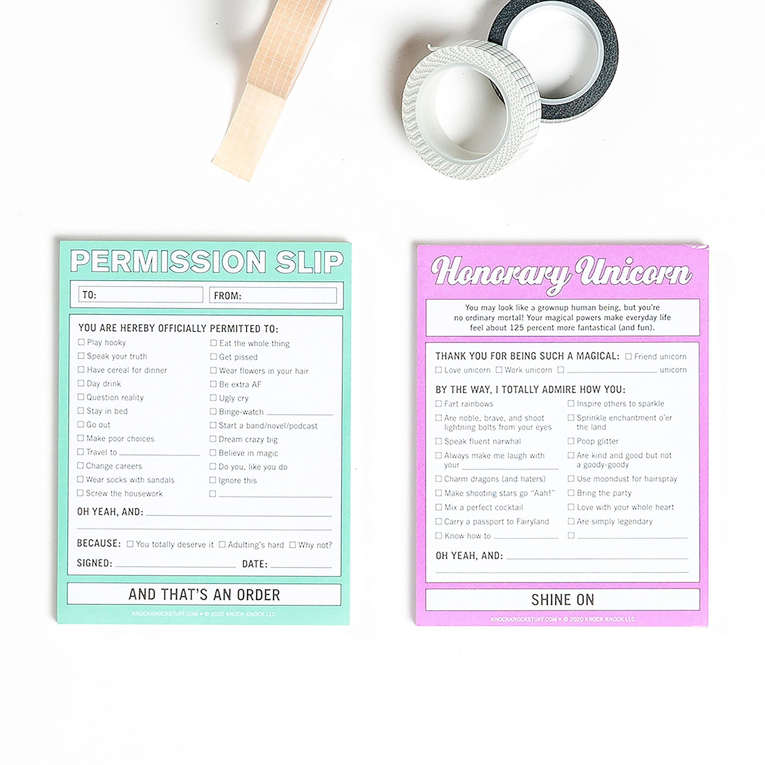 Snapklik.com : Knock Knock 1-Count Permission Slip Nifty Note Pad