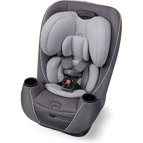 Maxi-Cosi Pria Max 3-in-1 Convertible Car Seat, Infant to Toddler Car Seat, ClipQuick Magnetic Chest Clip, Quick-Install Latch, Machine-Washable Cover, 5-100 lbs, Escargot