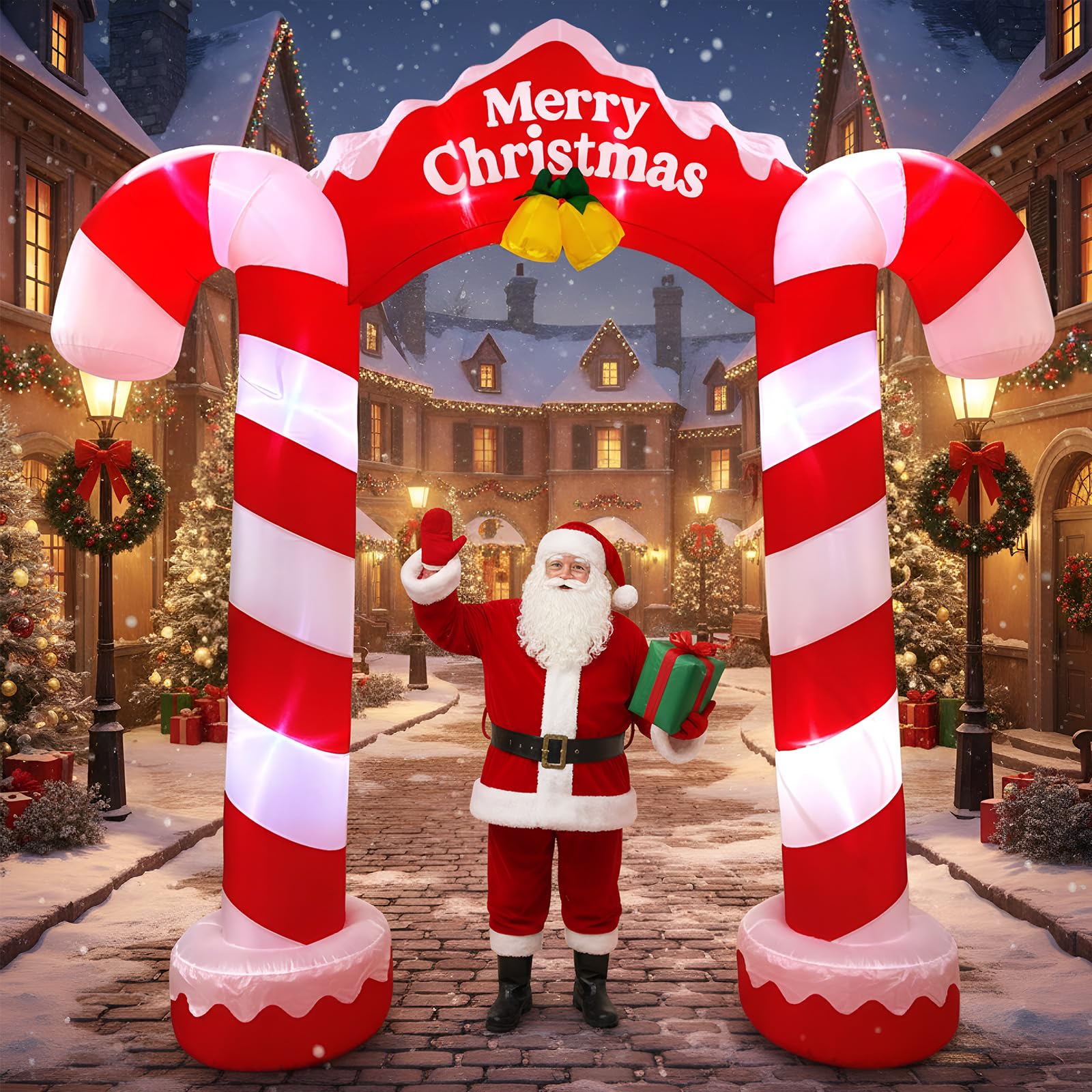 Arche de bonbons géante gonflable Soulchen 3 mètres grand décor Noël
