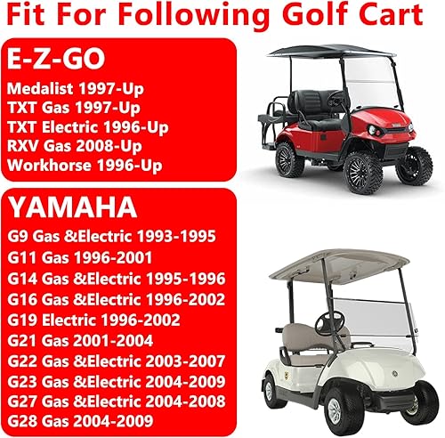 Miniatura 2 de Zapatos de freno para carrito de golf EZGO Medalist TXT RXV Workhorse Yamaha G9 G11 G14 G16 G19 G20 G21 G22 G23 G27 G28