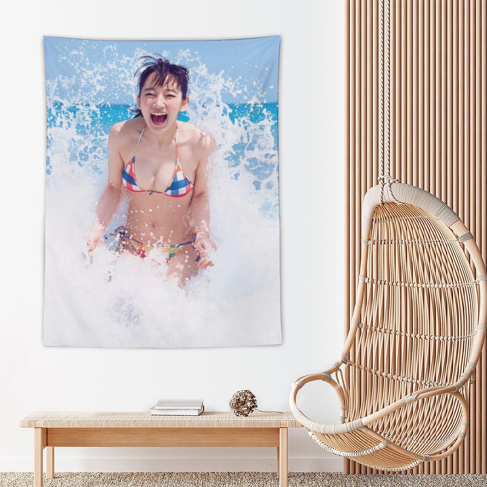 Amazon.co.jp: 吉岡里帆清純派巨乳女優の水着画像タペストリー