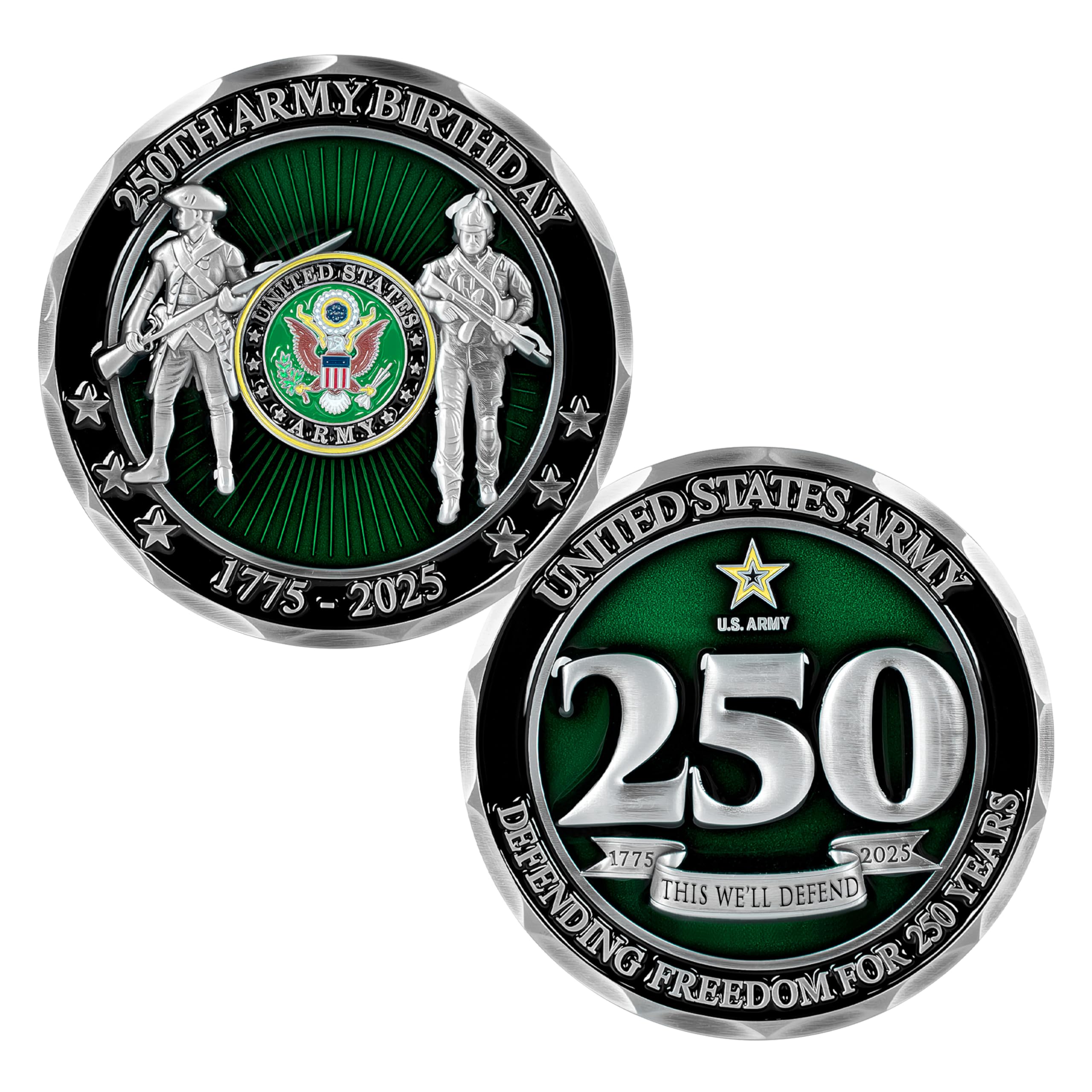 Amazon.com: United States Army 250th Anniversary Challenge Coin