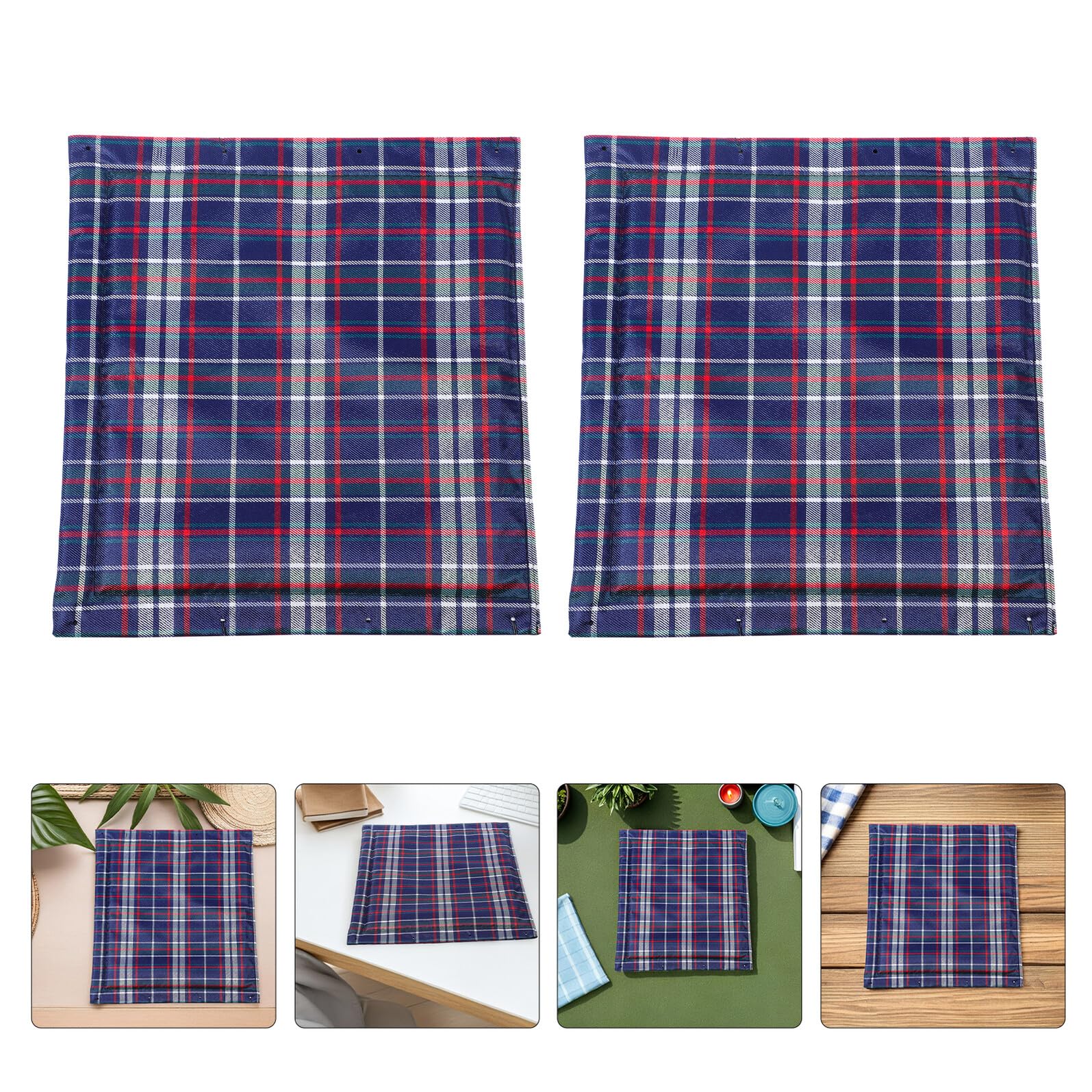 VALICLUD 2 Cojines para Silla de Ruedas para Personas Mayores Cojín Grueso de Tela Oxford Transpirable Antideslizante Asiento Cómodo y Resistente para Uso Clínico y Familiar