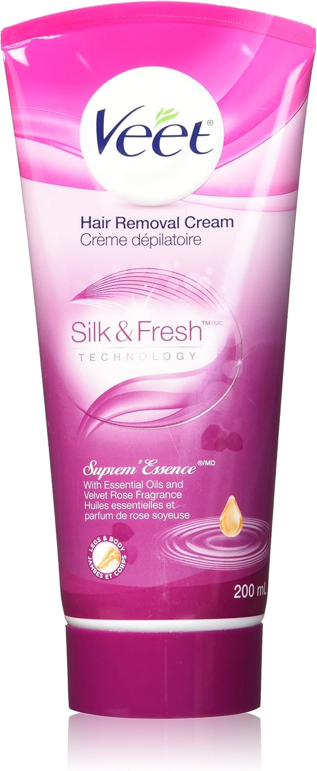 Veet Gel Hair Remover Cream with Essential Oils, 6.78 Ounce