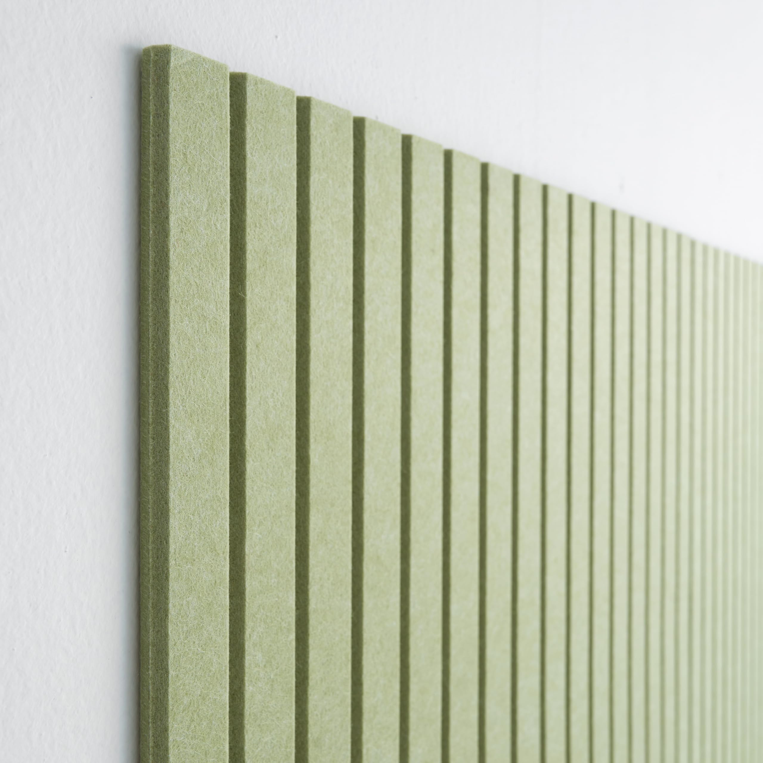 VIVELDA Large Cork Boards for Walls Felt Board Alternative - Slat Wall Paneling, Felt Bulletin Board Tiles for Office Decor, Push pin Board Office Wall Organizer -12-Pack (Black): Avocado