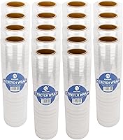 Vista 13 de NEXCOVER Envoltura Elástica de 18 Pulgadas - 1200 Pies Calibre 60, 2 Rollos de Película Elástica Autoadhesiva de Plástico Transparente