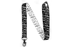 Musical Notes Lanyard Keychain: Keep Your Keys & Badges in Harmony