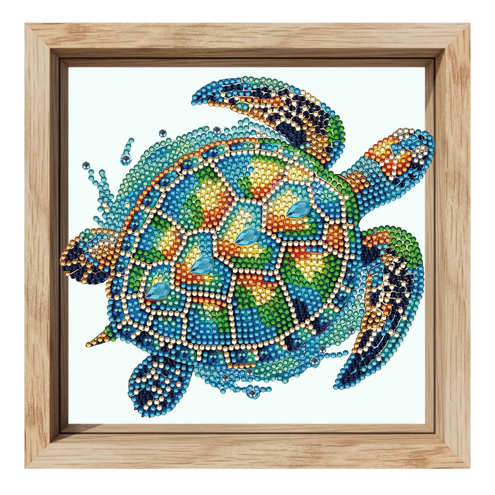 5D Diamond Painting Kit 20x20cm Vase with Frame Unique Shaped Gem Art for Beginners Home Wall Decor