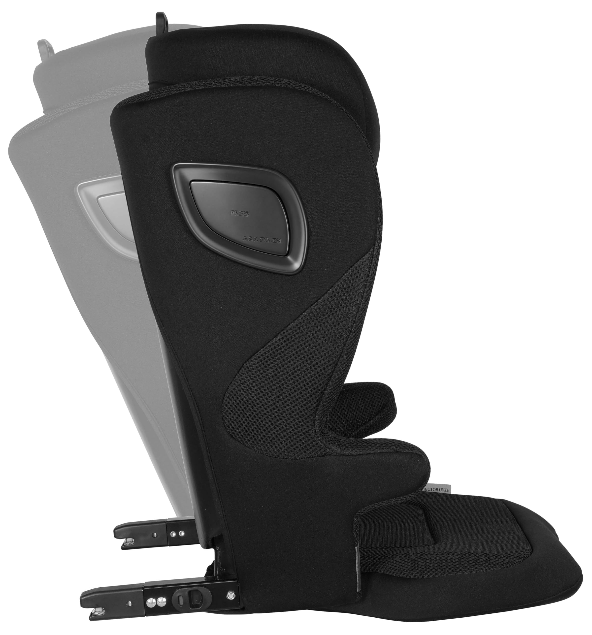 Silla de coche Play Protector i-Size grupo 2/3, con isofix, ECE-R129, Respaldo. Para niños de 3 a 12 años, de 100 a 150cm de altura. Color Negro