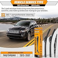 Vista 147 de AUTOBOO - Limpiaparabrisas de repuesto 26 + 20 pulgadas con limpiaparabrisas trasero de 12 pulgadas para BMW X3, X4, 2018, 2019, 2020, 2021, 2022