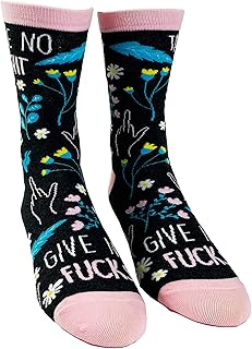 Crazy Dog T-Shirts Funny Womens Socks with Sarcastic Sayings and Cool Designs for Girls