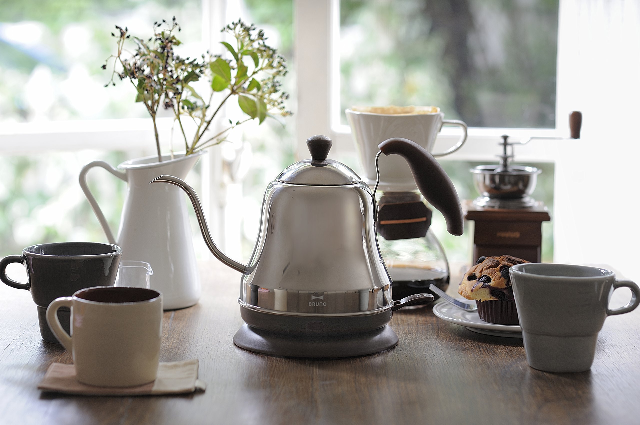 Amazon | BRUNO 電気 ドリップケトル ダークブラウン BOE025-DBR