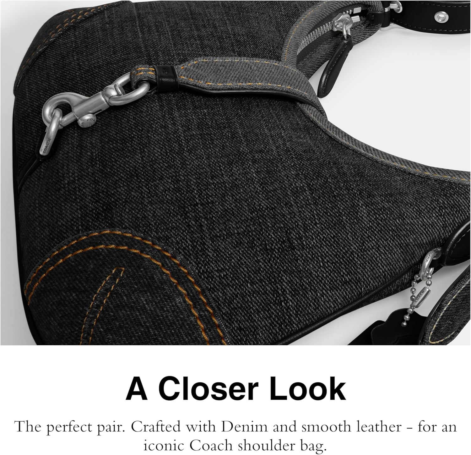 COACH Women's Candy Crystal Signature Hampton Hobo Bag - Image 5