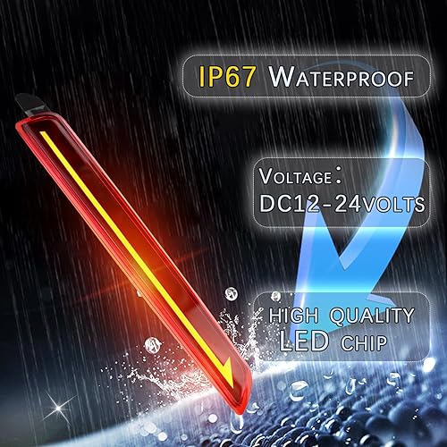 Miniatura 6 de Reflectores LED rojos para parachoques trasero, luces antiniebla, luces traseras compatibles con Mazda CX-30 CX-50, accesorios de función de señal