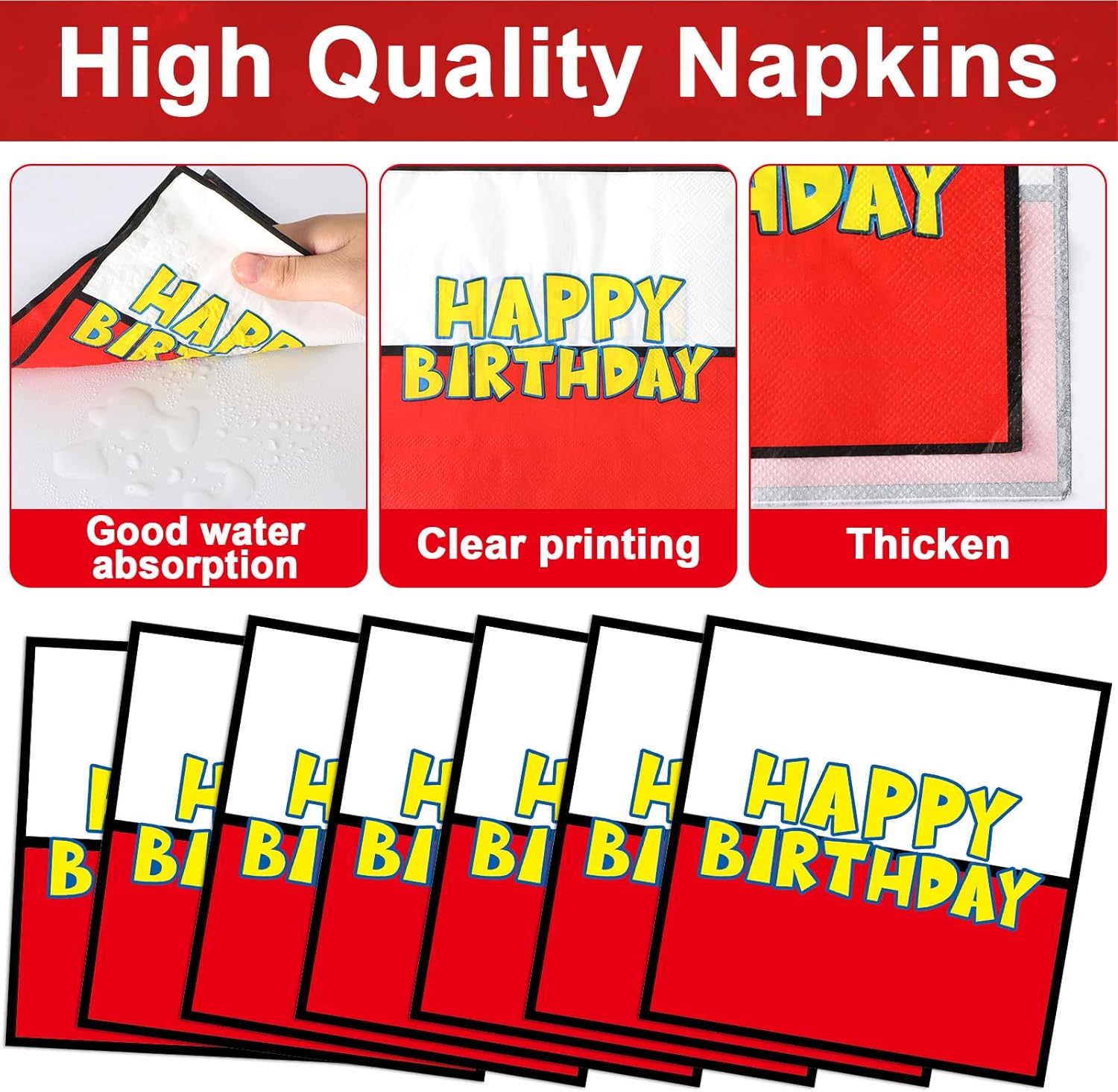 96PCS Cartoon Ball Parties Tableware Happy Birthday Party Decorations Cartoons Animation Party Plates Napkins Cartoon Animation Dinnerware Set Game Themed Table Decor for Kid Birthday Parties Supplies image 4 of 7 B0F6LVZXGC