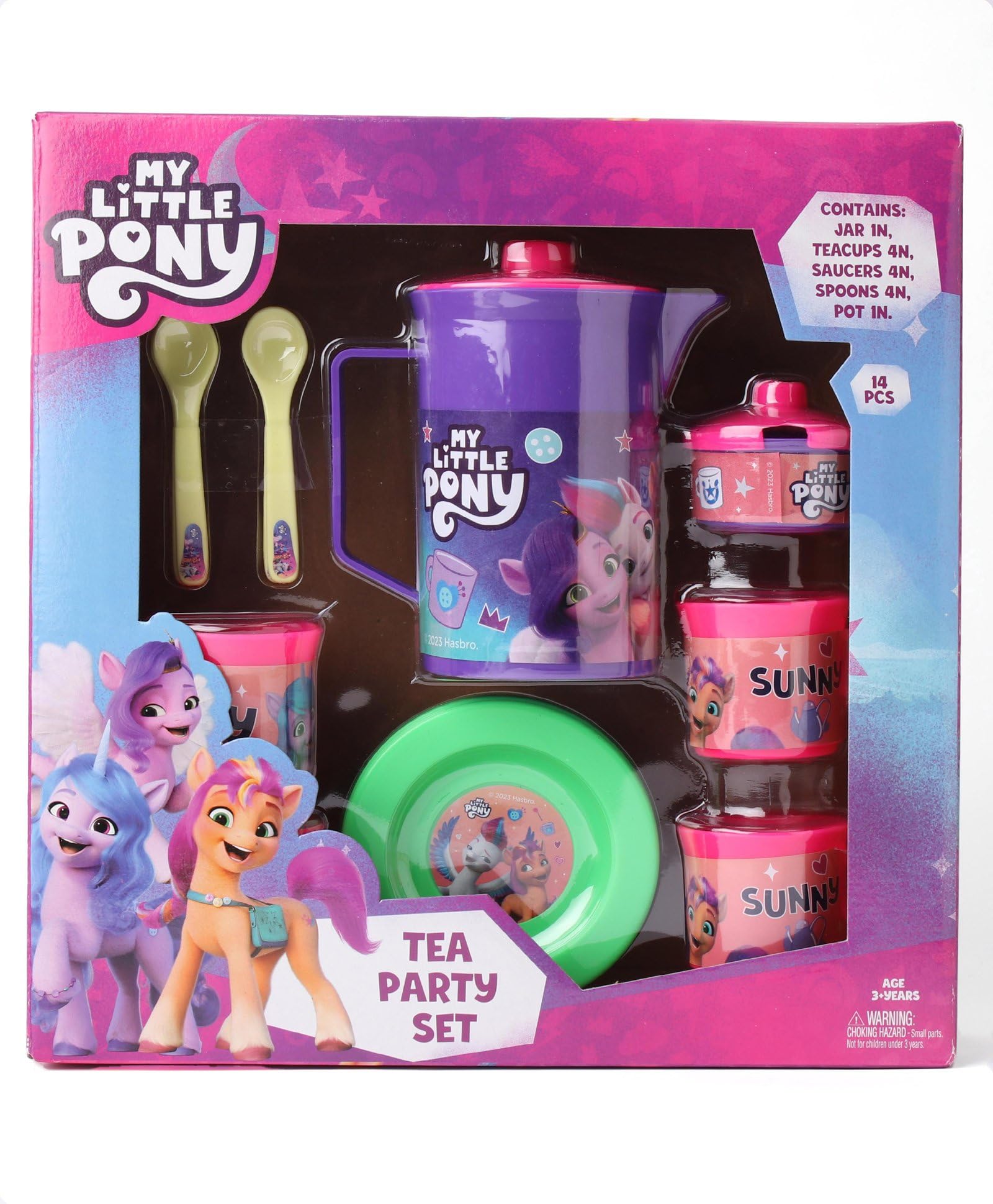 STRIDERS My Little Pony Realistic Tea Party Set Toys Role Play Makes Fun and Satisfying to Kids 3 to 8 Years Kids