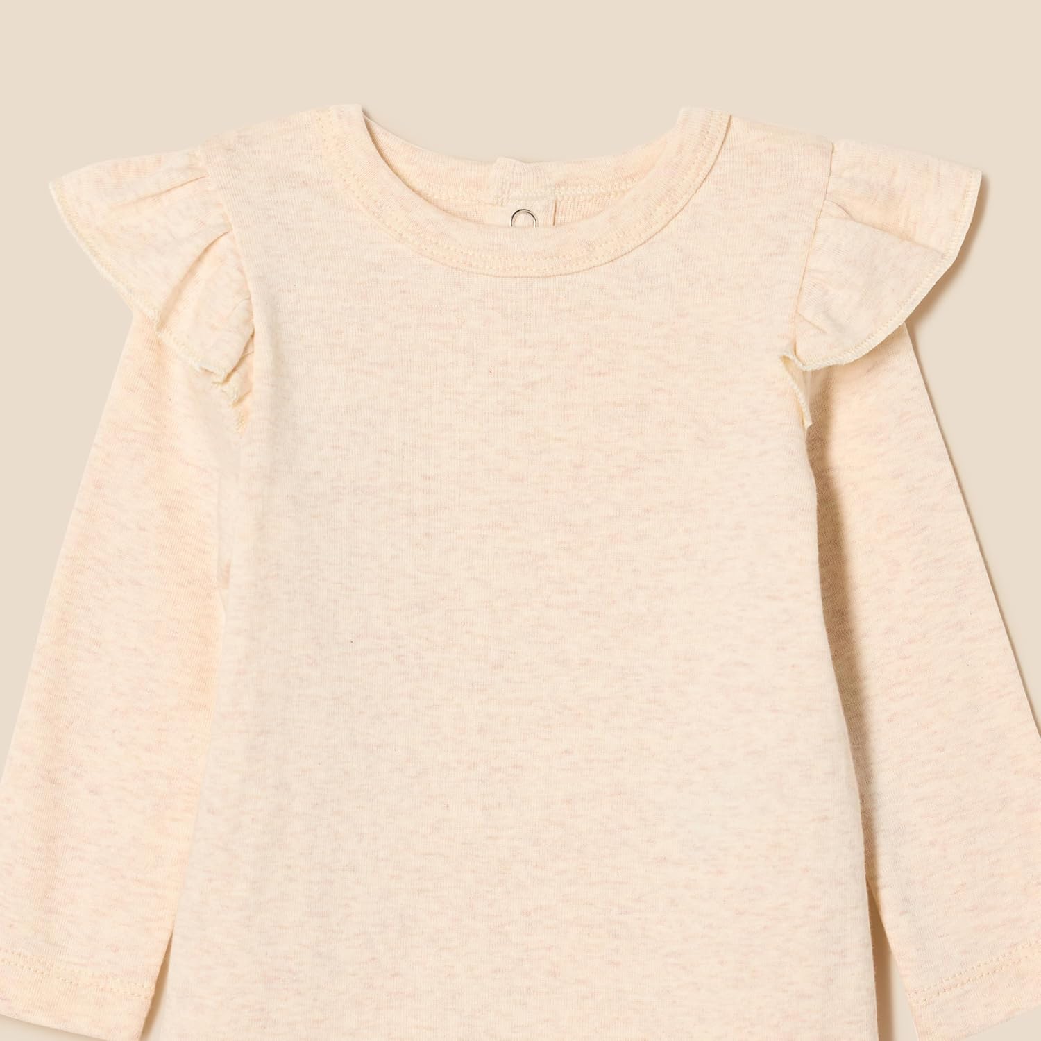 Amazon Essentials baby-girls Long-Sleeved Ruffle Bodysuits - Image 3