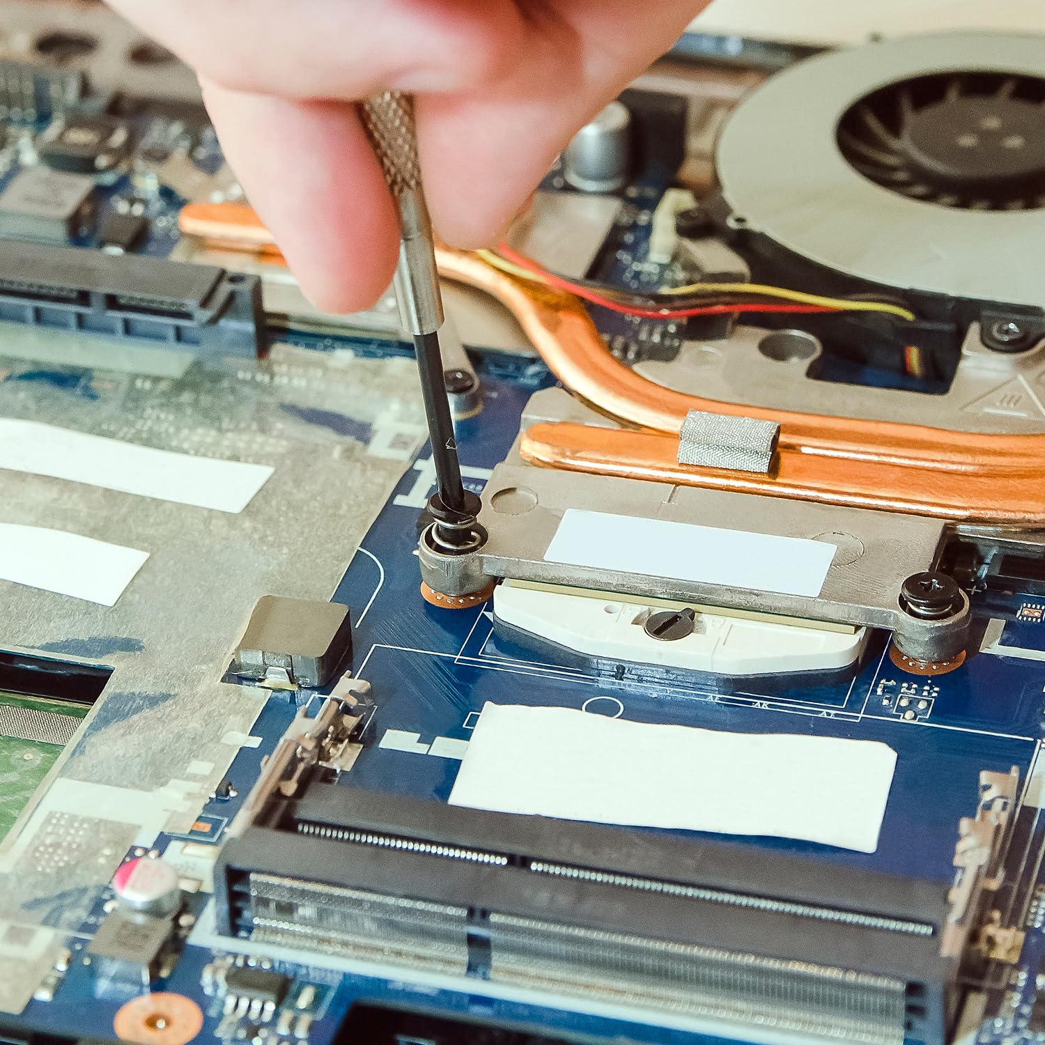 QWORK® 420 sztuk śrub do komputera, śruby montażowe SSD, do obudów PC, płyt głównych