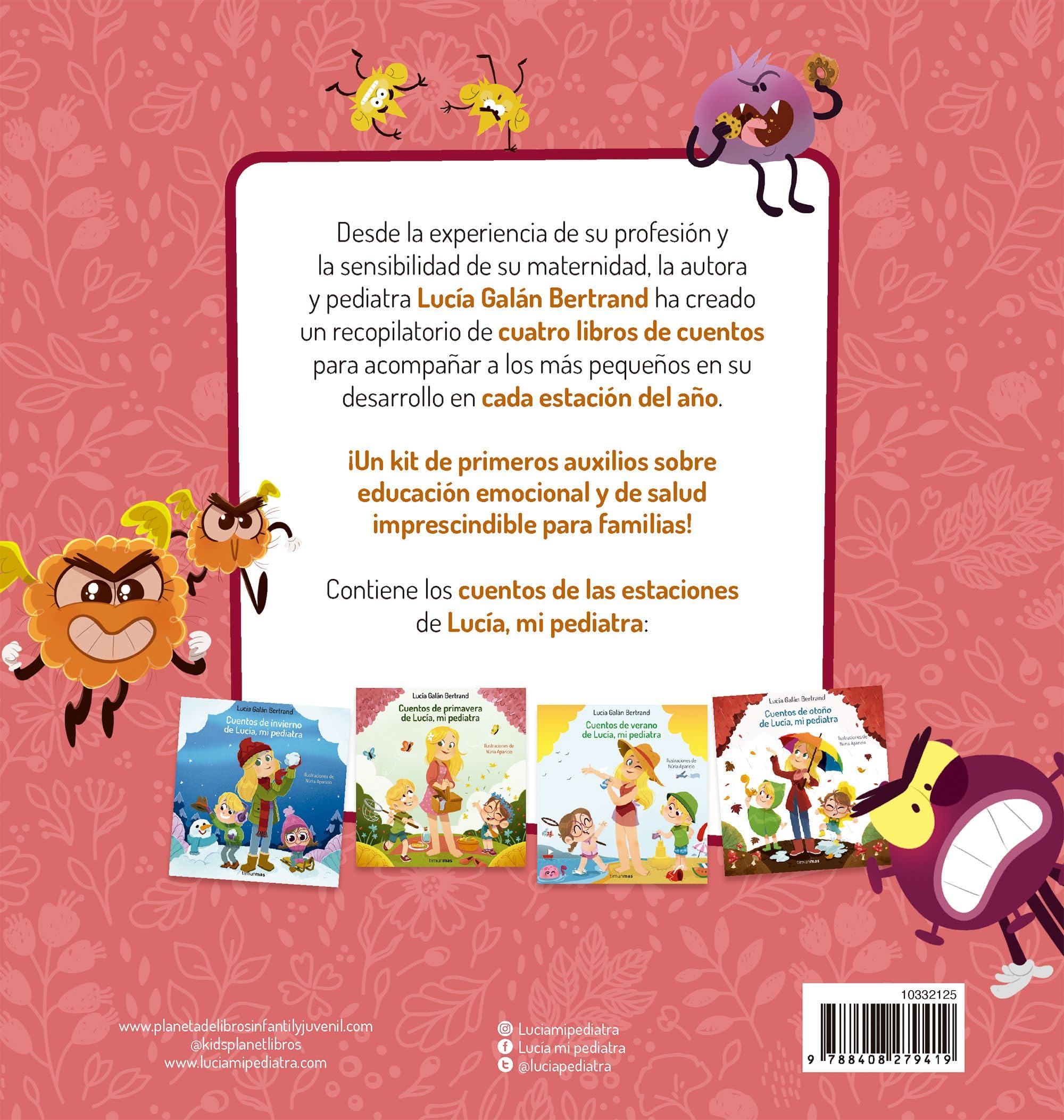 Estuche Las estaciones de Lucía, mi pediatra (Cuentos infantiles de Lucía, mi pediatra)