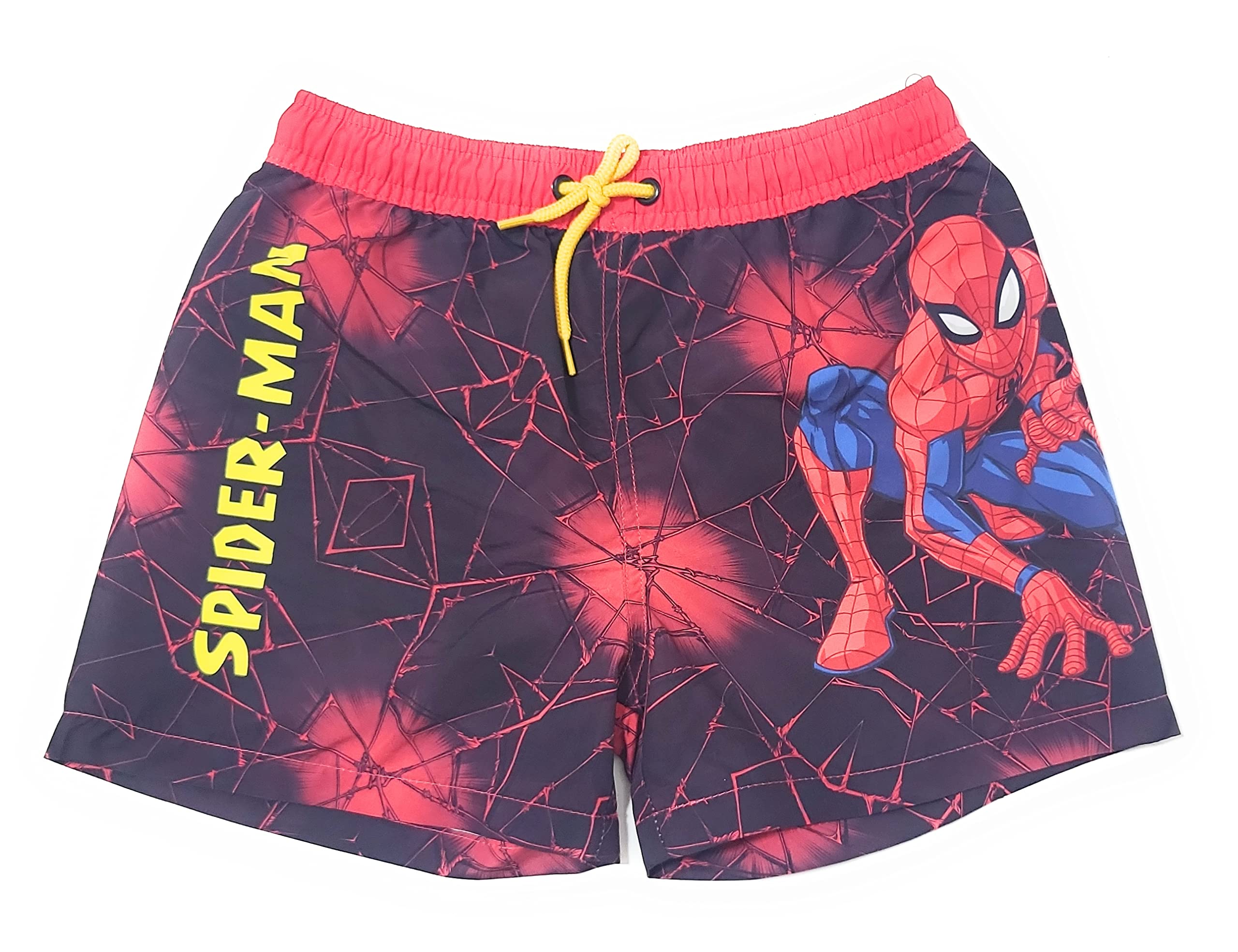 Requeteguay Urban RU Bañador Spiderman para Playa o Piscina | Bañador Spiderman Tipo Bermuda para Niños | Bañador Marvel Spiderman Cintura Ajustable
