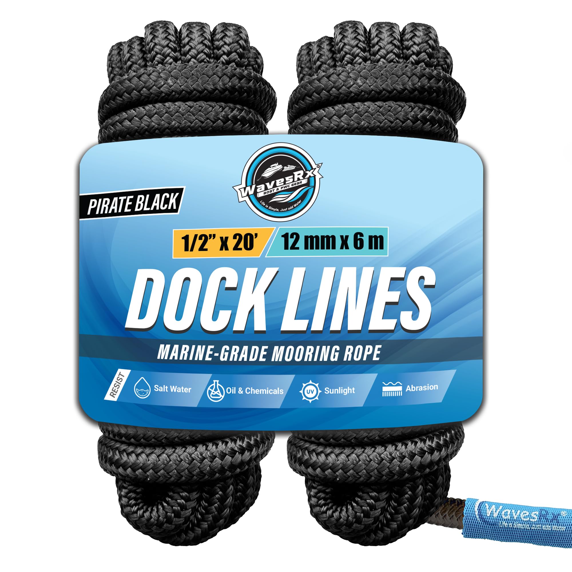 Snapklik.com : Premium Nylon Boat Dock Lines & Ropes For Docking ...