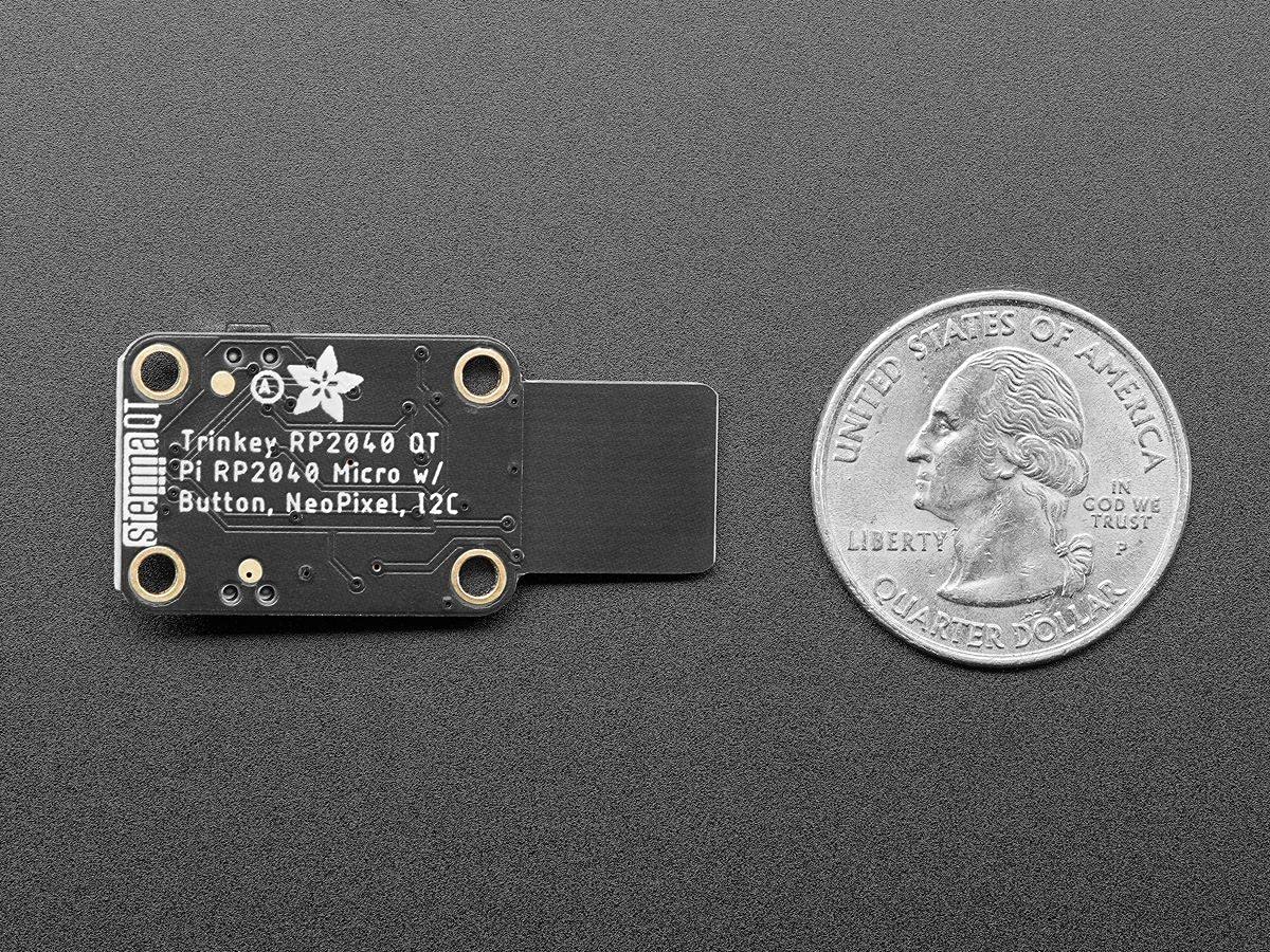 Adafruit Trinkey QT2040 - USB-Key Mit RP2040 Und Stemma QT, Plug-and-play Für Bastler Und Entwickler