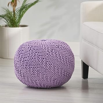 Christopher Knight Home Pouf, Lavander