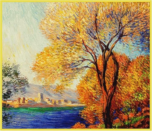 Miniatura 5 de Orenco Originals Antibes View of Salis by Claude Monet - Patrón de punto de cruz contado