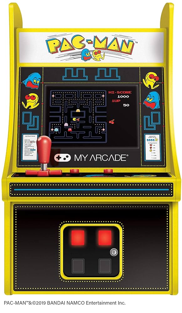Amazon.co.jp: MyArcade 6.75インチ レトロ パックマン ミニ