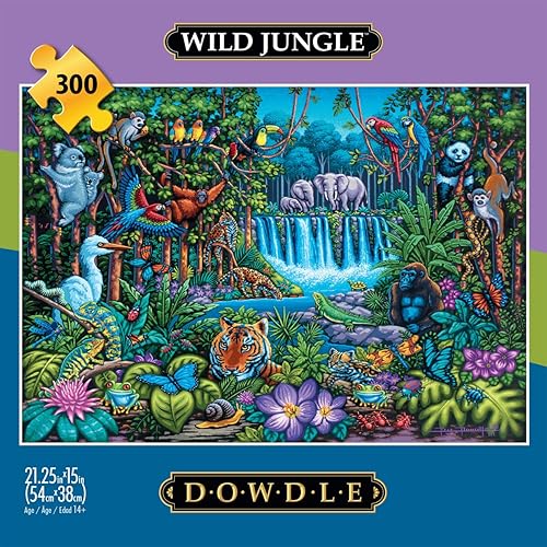Miniatura 2 de Buffalo Games - Dowdle - Wild Jungle - Rompecabezas de 300 piezas grandes para adultos rompecabezas desafiante perfecto para noches de juego -