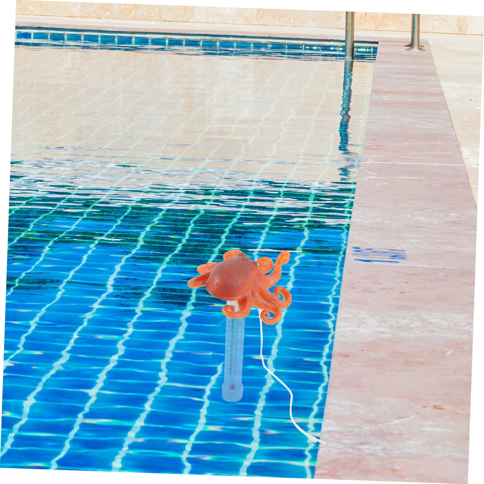 KOMBIUDA Termometro Celsius e Piscina per Misurazione Plastico Galleggiante in Temperatura Rapida Gradi Fahrenheit Acqua per Stagni e Vasche Idromassaggio