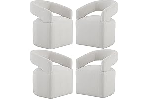 Upholstered Dining Chair with Casters: Timeless Elegance for Modern Homes