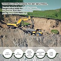 Vista 4 de Vermiculita hortícola de 8 cuartos a granel, vermiculita orgánica para plantas, vermiculita de grado curso para jardinería, plantas