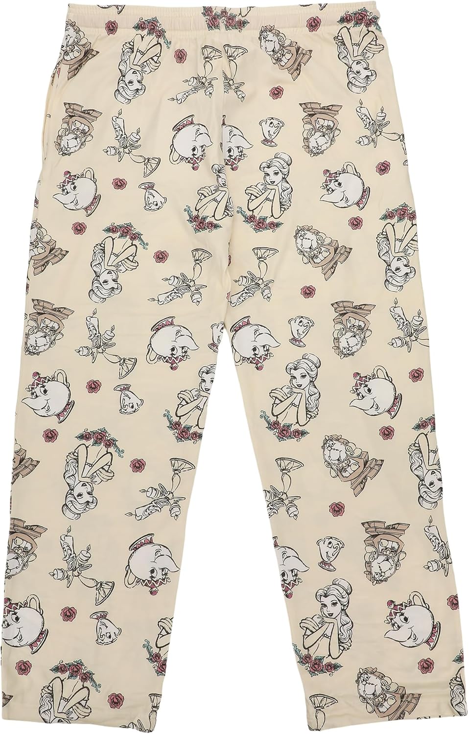 Bioworld Disney's Beauty & the Beast All-Over Print Women's Sleep Pajama Pants - Image 7