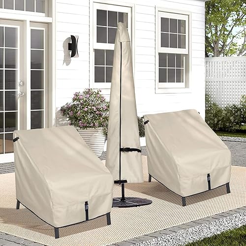 Miniatura 6 de Porch Shield Funda para sombrilla de patio, impermeable, para exteriores, para sombrilla de mercado de jardín, se adapta a paraguas de mercado de