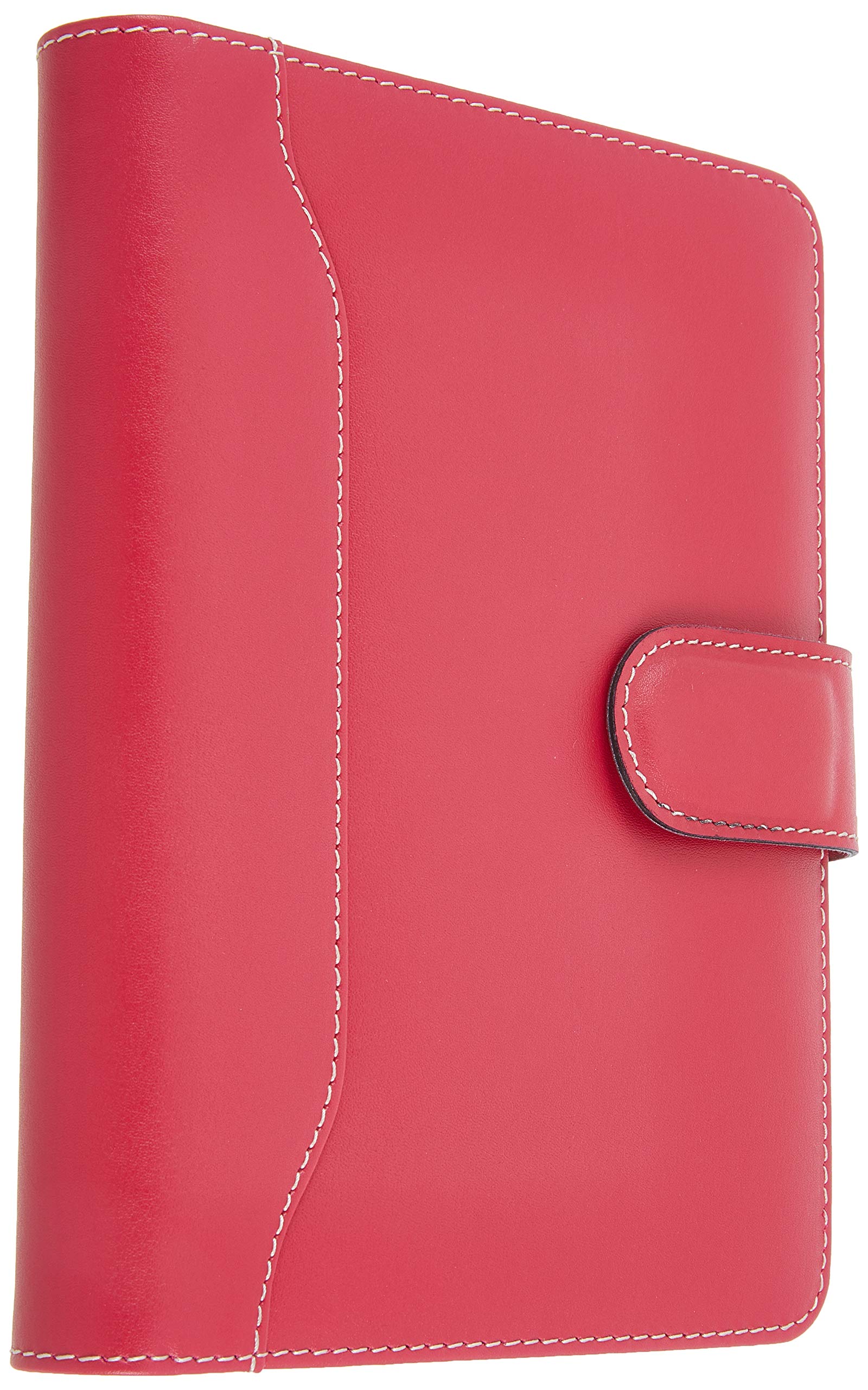 2K 5164 Ajanda TARİHSİZ Kareli 14x20 cm. Ajanda/Defter Hesap Makineli Suni Deri Organizer, Fuşya
