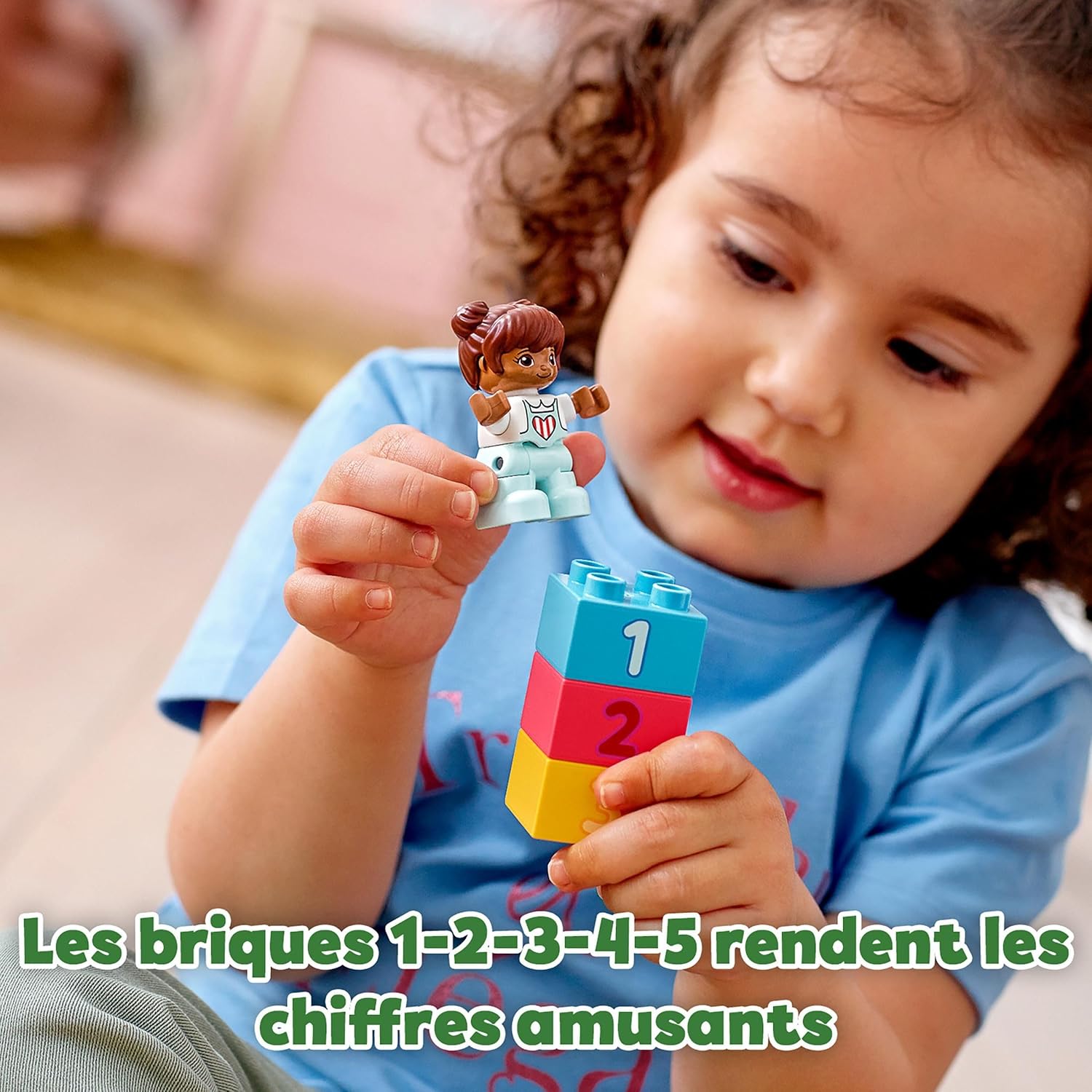 LEGO Duplo La Boîte de Briques Deluxe - Jouet dès 1 an Développant la Motricité Fine - Voiture, Briques avec Chiffres, Figurines d'animaux & Rangement pour Jouets - Cadeau pour Fille ou Garçon 10914 : Adore Oyuncak — image 4