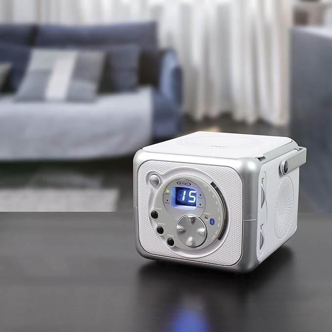 Reproductor de CD Boombox con Bluetooth Jensen CD-555 miniatura 5
