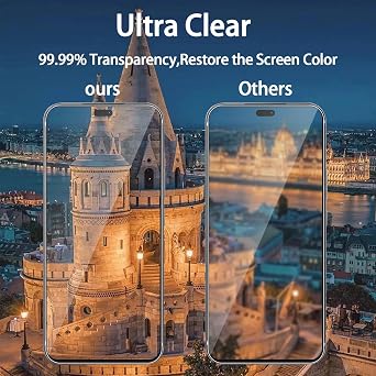 Screen Protector for Honor 400 Lite 5G, 2+2 Pack