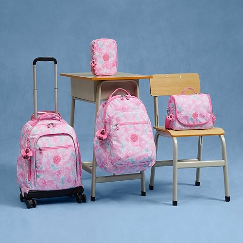 Vista 86 de Kipling - Estuche impreso para 100 bolígrafos para mujer, accesorios de organización, suministros de arte, maquillaje, organizador de viaje Aqua