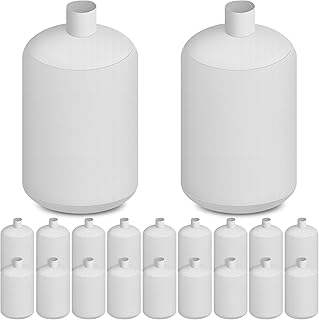 Pangda 20 Pack Insulation Removal Vacuum Bag Bulk 6 x 4 ft Heavy Duty Attic Low Dust Bag Holds 75 Cubic ft 400 Lbs Compatible with Insulation Hoses Easy-fill Spout & Lowest Dust Filter (White)